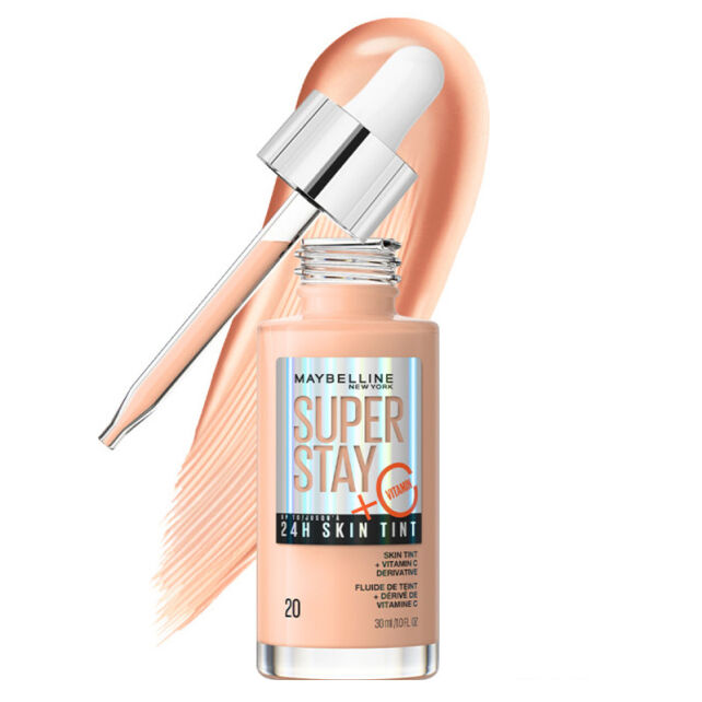 Maybelline Super Stay Skin Tint Vitamin C - Serum Fondöten No: 20 - 2