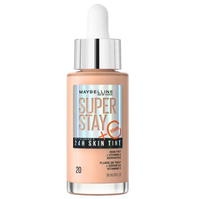 Maybelline Super Stay Skin Tint Vitamin C - Serum Fondöten No: 20 - 1