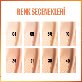 Maybelline Super Stay Skin Tint Vitamin C - Serum Fondöten No: 40 - 3