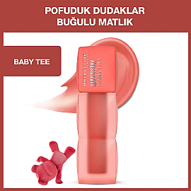 Maybelline Super Stay Teddy Tint - Likit Mat Ruj No: 25 Baby Tee - 2