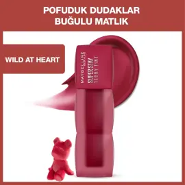 Maybelline Super Stay Teddy Tint - Likit Mat Ruj No: 50 Wild At Heart - 2
