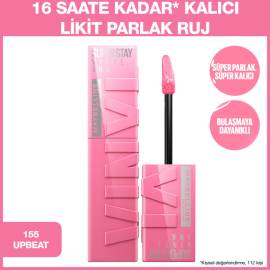 Maybelline Super Stay Vinyl Ink - Likit Parlak Ruj No: 155 Upbeat - 2