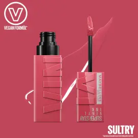 Maybelline Super Stay Vinyl Ink - Likit Parlak Ruj No: 160 Sultry - 3