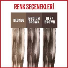 Maybelline Tatto Brow Styling Gel - Kaş Maskarası No: 260 Deep Brown - 4