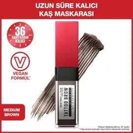 Maybelline Tattoo Brow Styling Gel - Kaş Maskarası No: 257 Medium Brown - 2