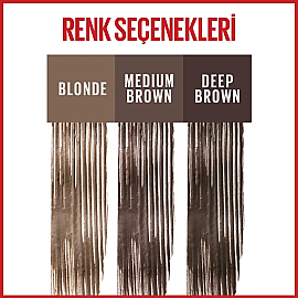 Maybelline Tattoo Brow Styling Gel - Kaş Maskarası No: 257 Medium Brown - 3
