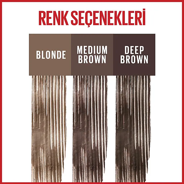 Maybelline Tattoo Brow Styling Gel - Kaş Maskarası No: 257 Medium Brown - 3