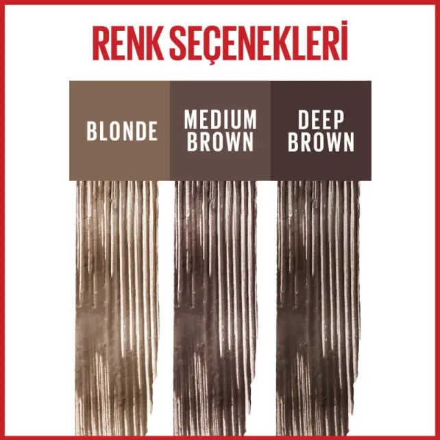 Maybelline Tattoo Brow Styling Gel - Kaş Maskarası No: 260 Deep Brown - 4