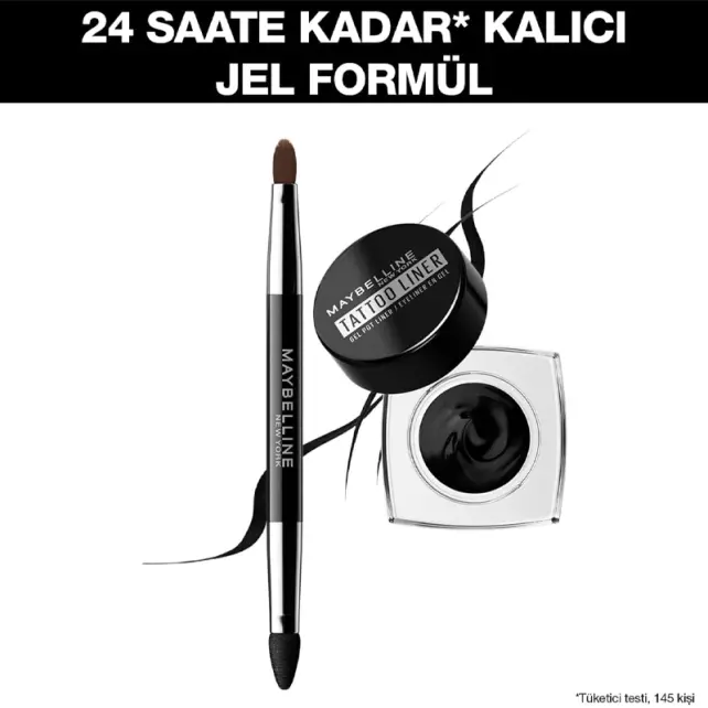 Maybelline Tattoo Liner Gel Eyeliner No: 950 Black - 4