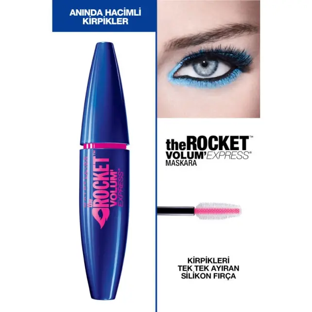 Maybelline The Rocket Volume Express - Mascara Black /Siyah - 3