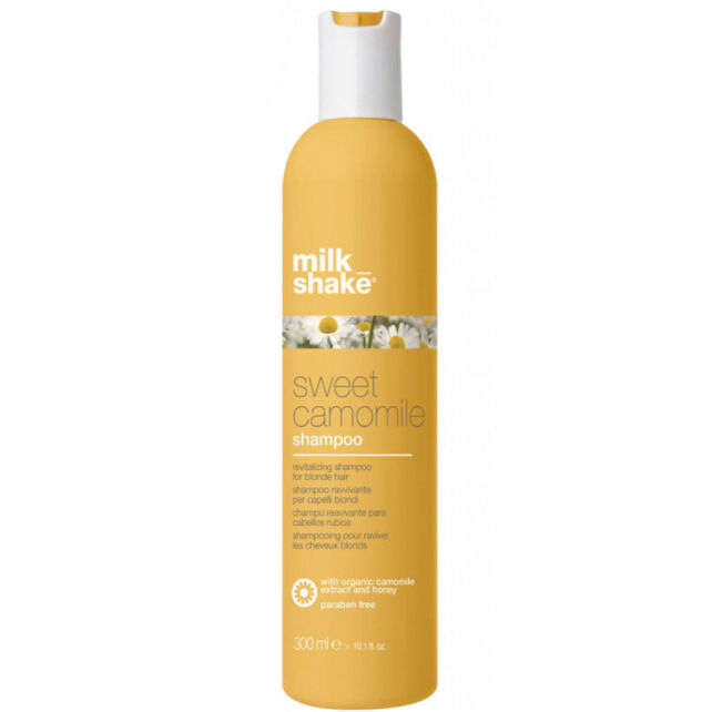 Milk Shake Sweet Camomile Shampoo - Sarı Saçlar için Bakım Şampuanı 300ml Milk Shake Sweet Camomile Shampoo - Sarı Saçlar için Bakım Şampuanı 300ml