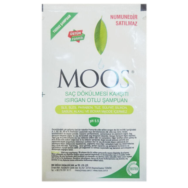 Moos Isırgan Otlu Dökülme Karşıtı Şampuan Deneme Boy Moos Isırgan Otlu Dökülme Karşıtı Şampuan Deneme Boy