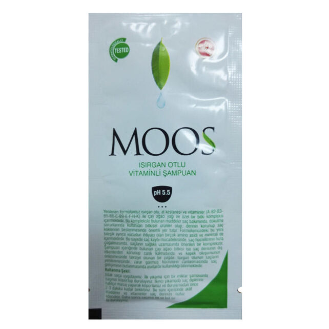 Moos Isırgan Otlu Vitaminli Şampuan Deneme Boy Moos Isırgan Otlu Vitaminli Şampuan Deneme Boy
