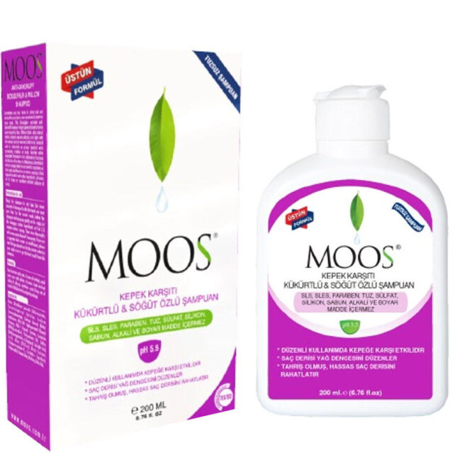 Moos Kepeğe Karşı Etkili Kükürtlü Şampuan 200ml - 1