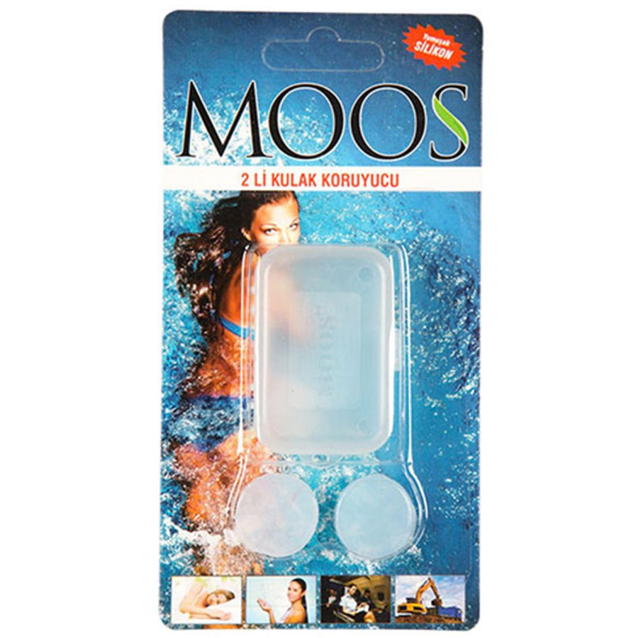 Moos Yumuşak Silikon Kulak Koruyucu 2'Li Moos Yumuşak Silikon Kulak Koruyucu 2'Li
