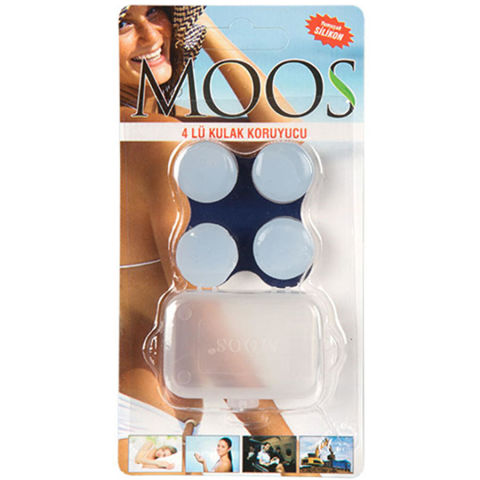 Moos Yumuşak Silikon Kulak Koruyucu 4'lü Moos Yumuşak Silikon Kulak Koruyucu 4'lü