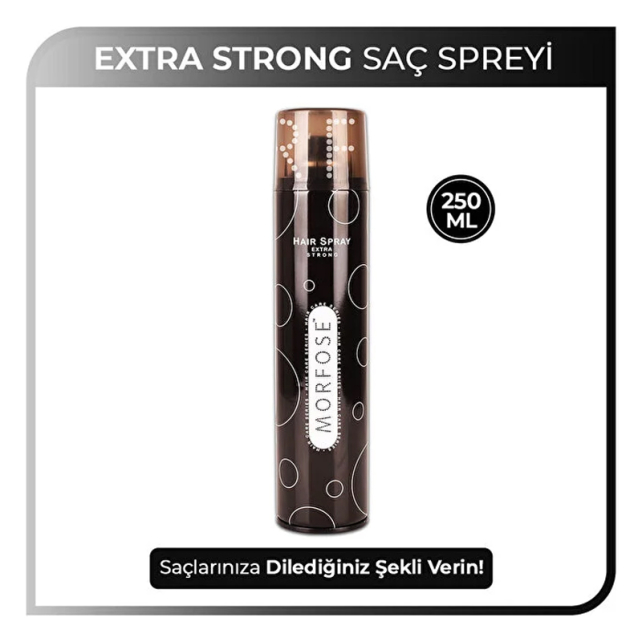 Morfose Extra Strong - Extra Tutucu Saç Spreyi 250ml - 2