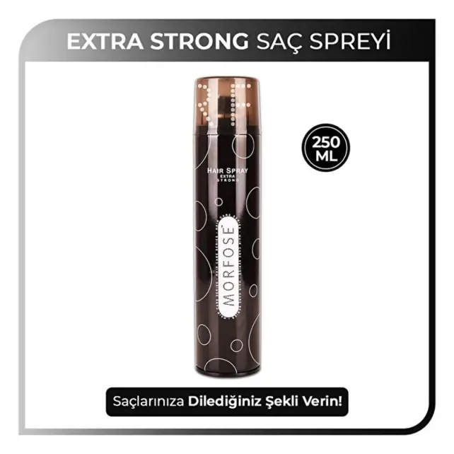 Morfose Extra Strong - Extra Tutucu Saç Spreyi 250ml - 2