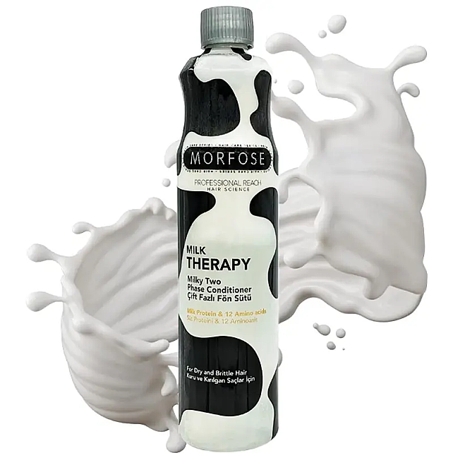 Morfose Milk Therapy Milk Two Conditioner - Çift Fazlı Fön Sütü 400ml - 2