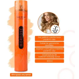 Morfose Ultra Strong Hair Spray - Güçlü Tutuş Saç Spreyi 400ml - 2