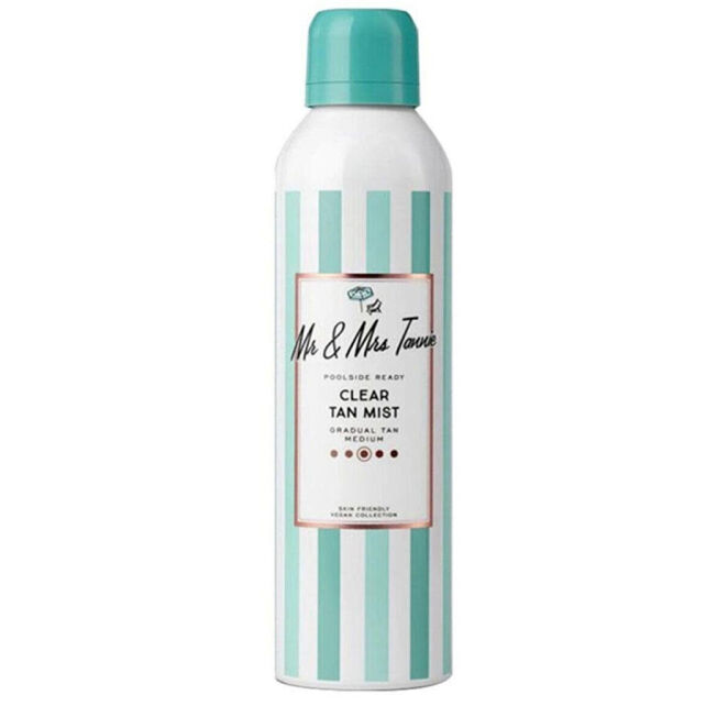 Mr-Mrs Tannie Clear Tan Mist Medium - Şeffaf Bronzlaştırıcı Sprey 200ml Mr-Mrs Tannie Clear Tan Mist Medium - Şeffaf Bronzlaştırıcı Sprey 200ml