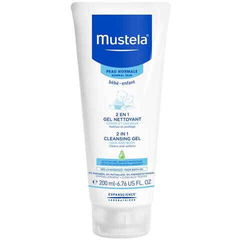 Mustela 2 in 1 Hair and Body Wash - Saç ve Vücut Şampuanı 200ml Mustela 2 in 1 Hair and Body Wash - Saç ve Vücut Şampuanı 200ml