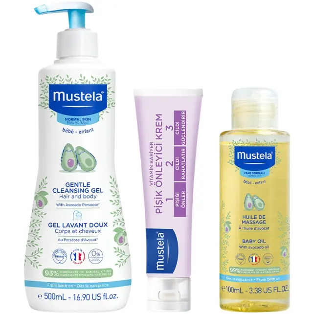 Mustela Bebek Günlük Çözüm Seti - 1