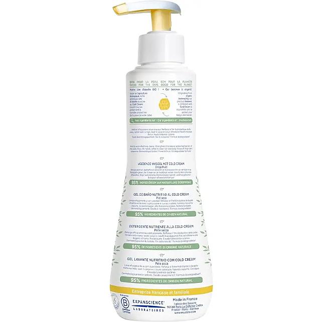 Mustela Cleansing Gel Cold Cream - Besleyici Şampuan 300ml - 2