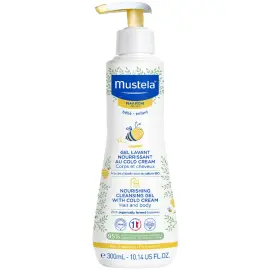 Mustela Cleansing Gel Cold Cream - Besleyici Şampuan 300ml - 1