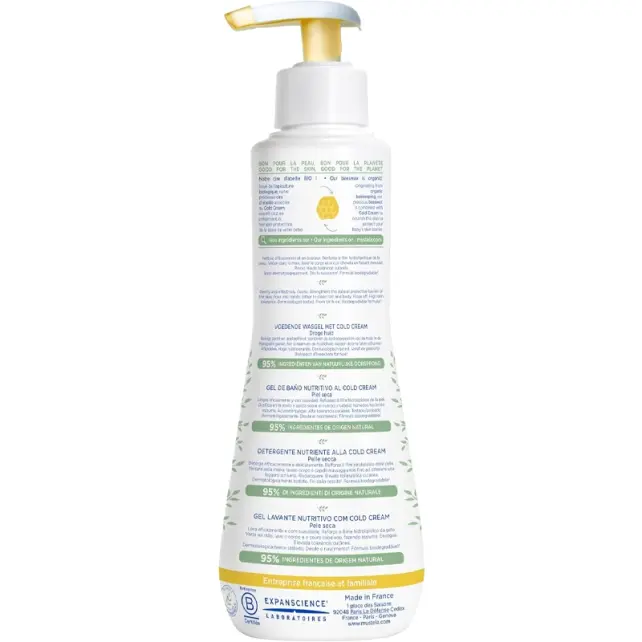 Mustela Cleansing Gel Cold Cream - Besleyici Şampuan 300ml - 2