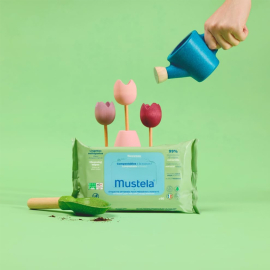 Mustela Cleansing Water Wipes - Islak Mendil 60 Adet - 4