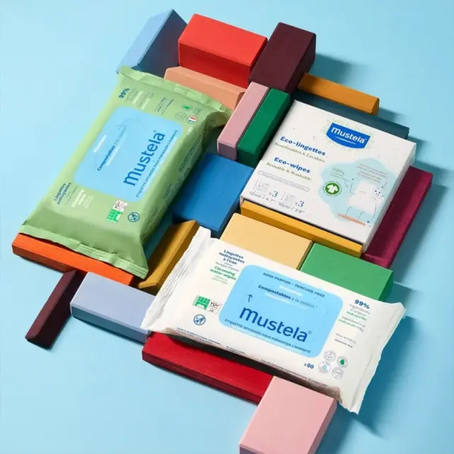 Mustela Cleansing Water Wipes - Islak Mendil 60 Adet - 3