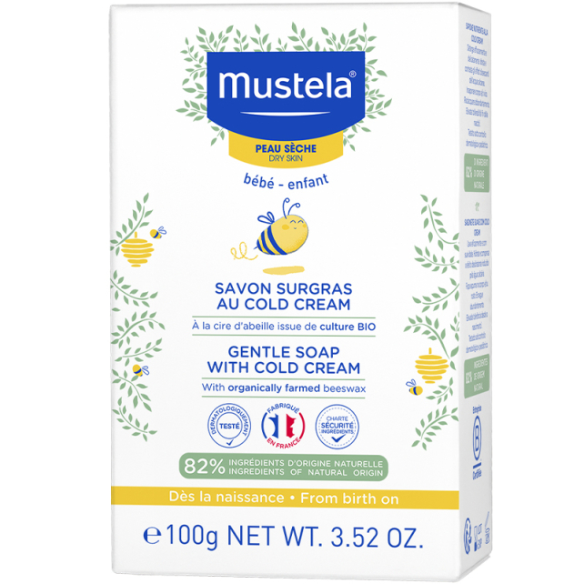 Mustela Cold Cream Gentle Soap - Bebek Sabunu 100g - 1