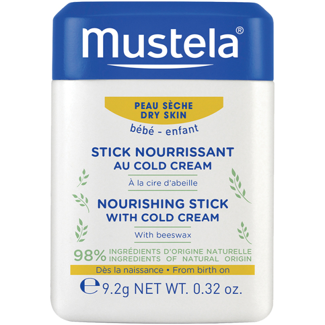 Mustela Cold Cream Stick - Bebekler için Yüz Kremi 9.2g - 1