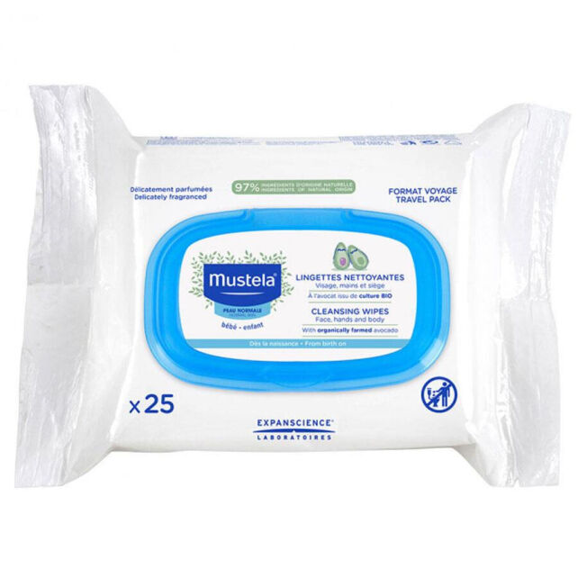 Mustela Cleansing Wipes - Temizleme Mendili 25 Adet Mustela Cleansing Wipes - Temizleme Mendili 25 Adet