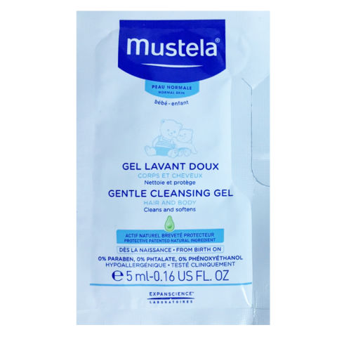 Mustela Gentle Cleansing Gel 5ml Deneme Boy Mustela Gentle Cleansing Gel 5ml Deneme Boy