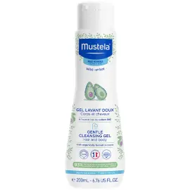 Mustela Gentle Cleansing Gel - Bebek Saç ve Vücut Şampuanı 200ml - 1
