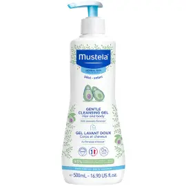 Mustela Gentle Cleansing Gel - Bebek Saç ve Vücut Şampuanı 500ml - 1