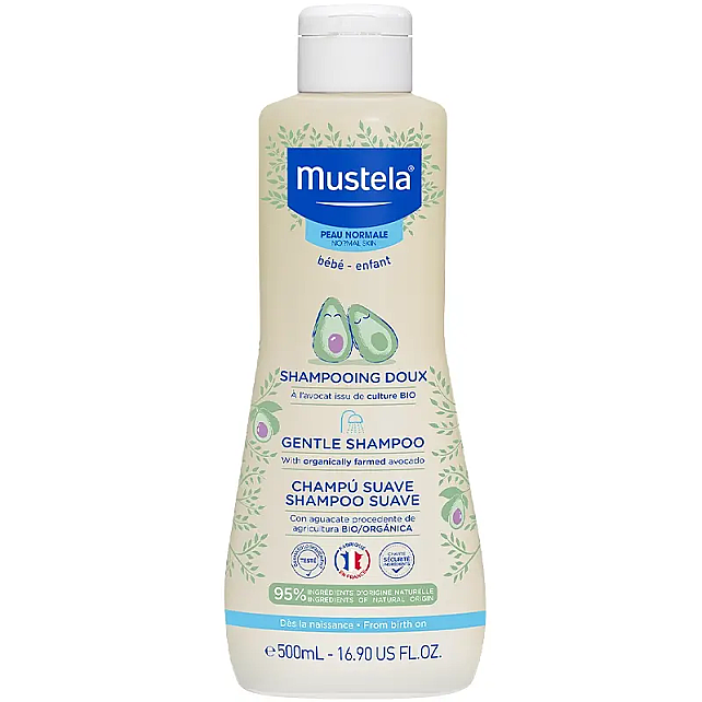 Mustela Gentle Shampoo - Avokado Özlü Şampuan 500ml - 1