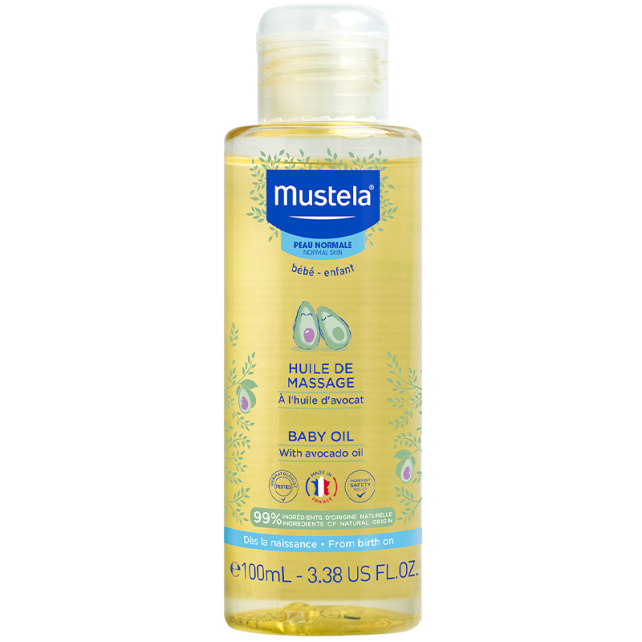 Mustela Massage Oil - Bebek Masaj Yağı 100ml - 1
