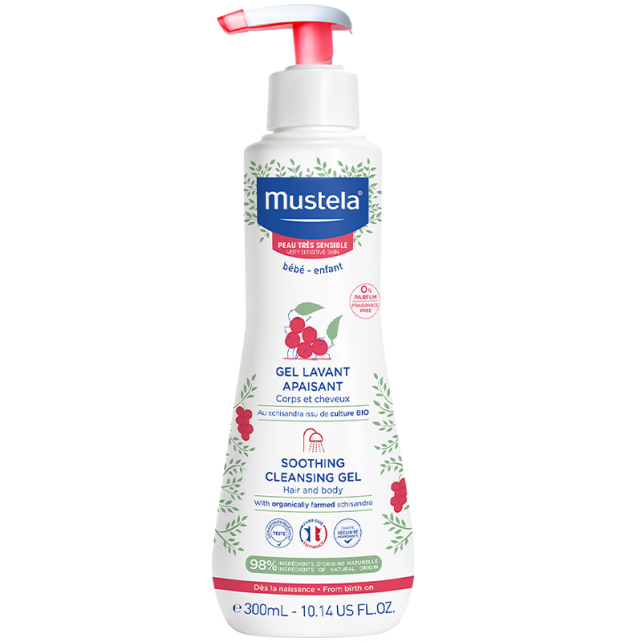 Mustela Soothing Cleansing Gel - Saç ve Vücut Şampuanı 300ml - 1