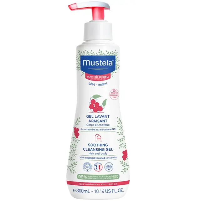 Mustela Soothing Cleansing Gel - Saç ve Vücut Şampuanı 300ml - 1