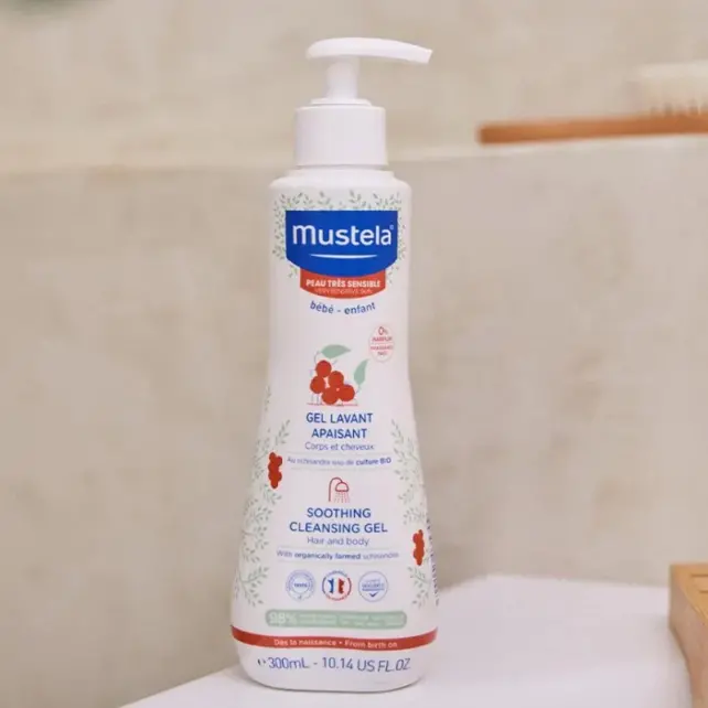 Mustela Soothing Cleansing Gel - Saç ve Vücut Şampuanı 300ml - 5