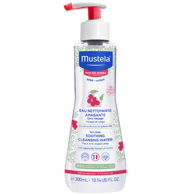 Mustela Soothing Cleansing Water - Temizleme Suyu 300ml - 1