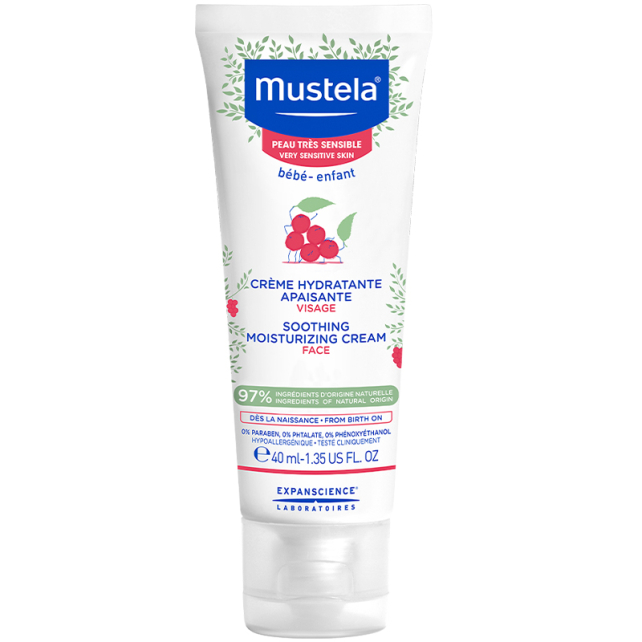 Mustela Soothing Moisturizing Cream - Yüz Bakım Kremi 40ml - 1