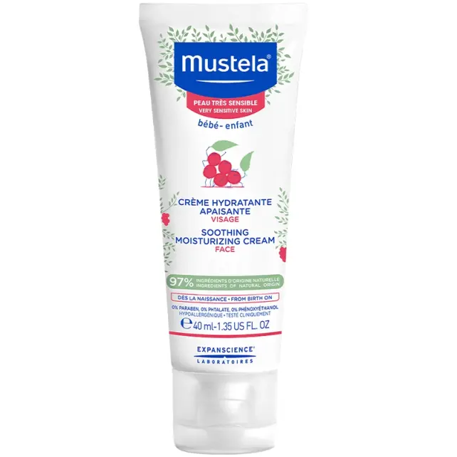 Mustela Soothing Moisturizing Cream - Yüz Bakım Kremi 40ml - 1