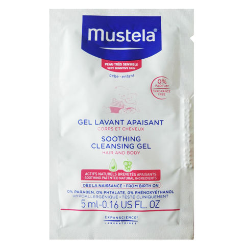 Mustela Sooting Cleansing Gel - Saç ve Vücut Şampuanı 5 ml Deneme Boy Mustela Sooting Cleansing Gel - Saç ve Vücut Şampuanı 5 ml Deneme Boy