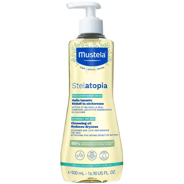 Mustela Stelatopia Cleansing Oil - Temizleme Yağı 500ml - 1