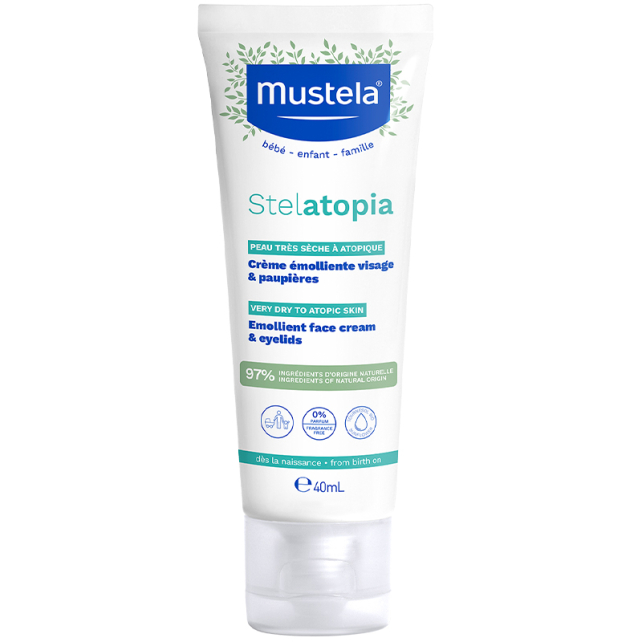 Mustela Stelatopia Emollient Face Cream - Yüz Kremi 40ml - 1