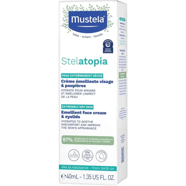 Mustela Stelatopia Emollient Face Cream - Yüz Kremi 40ml - 3